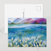 Hüfte, Blume, Postkarte (Vorne/Hinten)