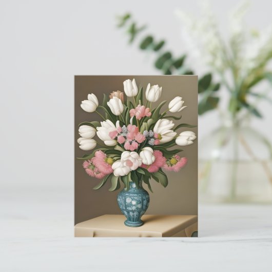 Hüfte, Blume, Postkarte (Stehend Vorderseite)