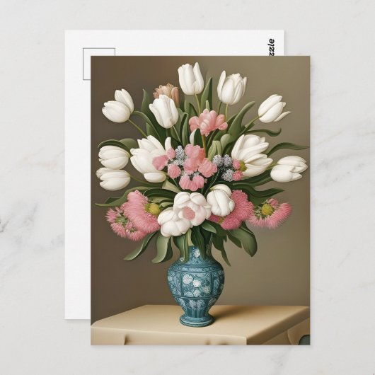 Hüfte, Blume, Postkarte (Vorne/Hinten)