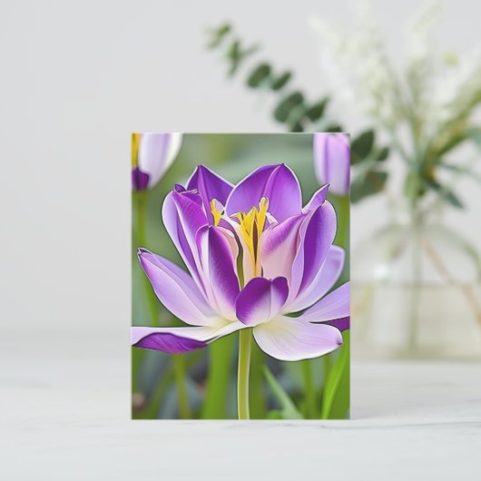 Hüfte, Blume, Postkarte (Stehend Vorderseite)