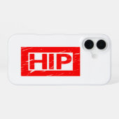 Hüfte Stempel iPhone 16 Hülle (Rückseite (Horizontal))