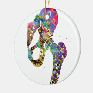 Hüftgelenk Keramik Ornament