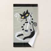 Hüftkatze Badhandtuch Set (Handtuch)