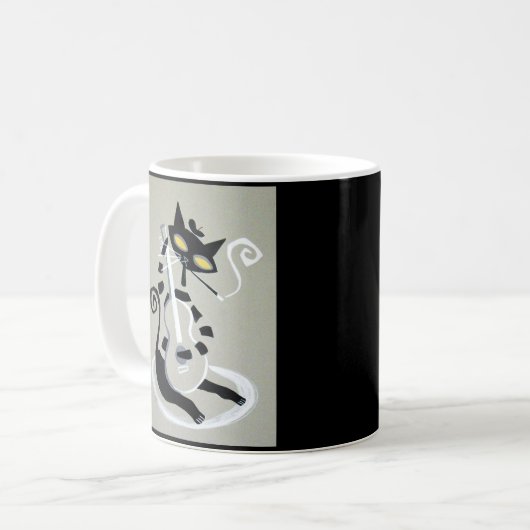 Hüftkatze Kaffeetasse (Vorderseite Links)