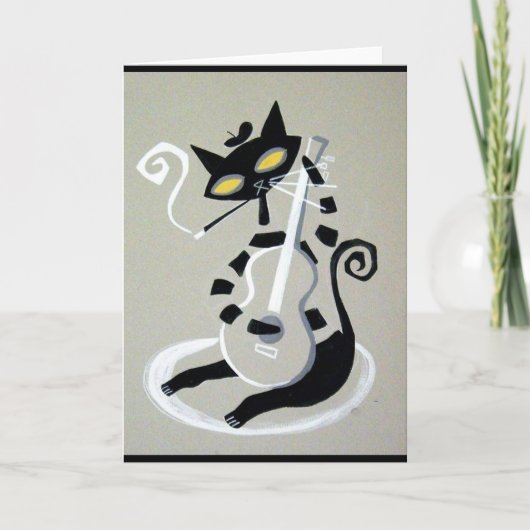 Hüftkatze Karte (Vorderseite)
