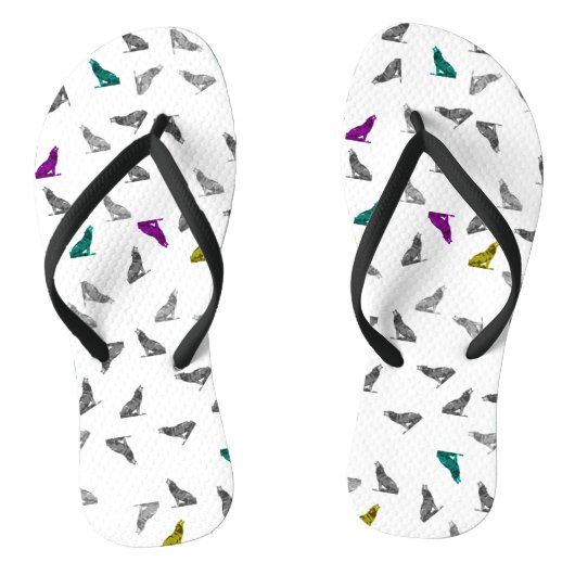 Hufwölfe Flip Flops Badesandalen (Fußbett)