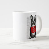 Hug a Frenchie Jumbo-Tasse (Vorderseite Rechts)