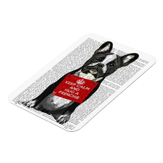 Hug a Frenchie Magnet (Linke Seite)
