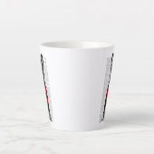 Hug a Frenchie Milchtasse (Vorderseite)