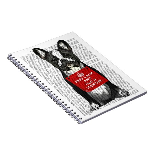 Hug a Frenchie Notizblock (Rechte Seite)