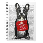 Hug a Frenchie Notizblock (Vorderseite)