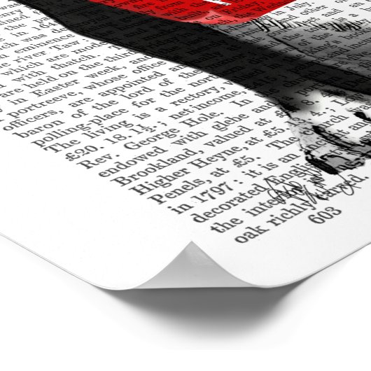 Hug a Frenchie Poster (Ecke)