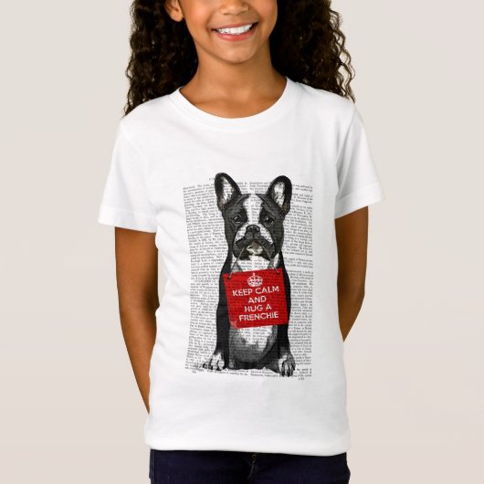 Hug a Frenchie T-Shirt (Vorderseite)