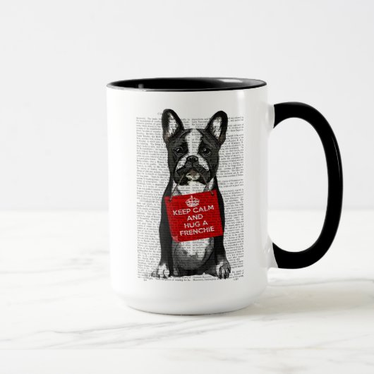 Hug a Frenchie Tasse (Rechts)