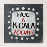 Hug A Koala Heute Jigsaw Puzzle