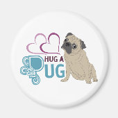 HUG A MOPS MAGNET (Vorne)
