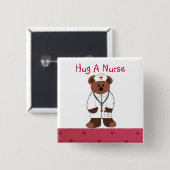 Hug A Nurse Button (Vorne & Hinten)