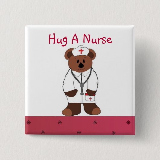Hug A Nurse Button (Vorderseite)