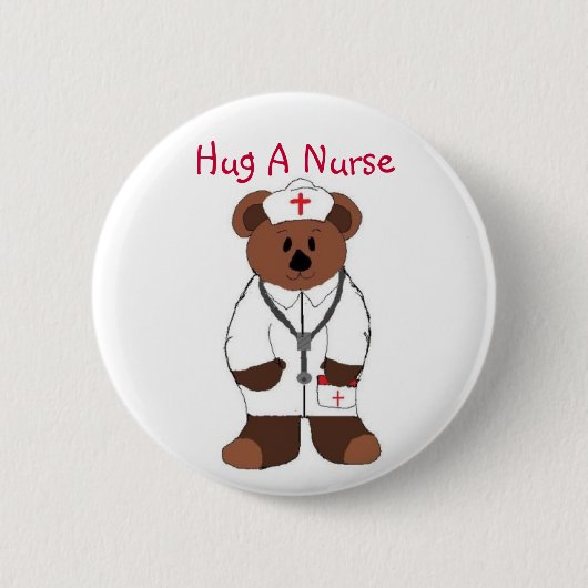 Hug A Nurse Button (Vorderseite)