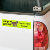 HUG A TIGER Wildlife Support Funny Autoaufkleber (Auf Lkw)
