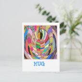 HUG - an artistic presentation Postkarte (Stehend Vorderseite)