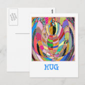 HUG - an artistic presentation Postkarte (Vorne/Hinten)