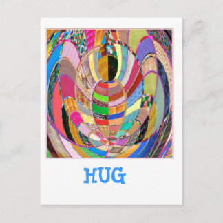 HUG - an artistic presentation Postkarte