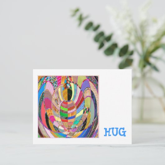 HUG - an artistic presentation Postkarte (Stehend Vorderseite)