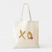Hug and Kiss Lips XO Women's Tote Bag Tragetasche (Rückseite)