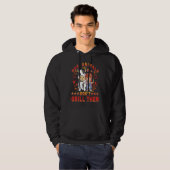 Hug Animals don't grill them Vegan Vegan Saying Hoodie (Vorne ganz)