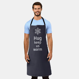 Hug behielt uns warme Schürze