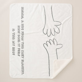 Hug Blanket - mein BBO Sherpadecke