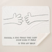 Hug Blanket - mein BBO Sherpadecke (Vorderseite (Horizontal))