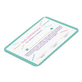 Hug Certificate Good Behavior Maners Award Magnet (Linke Seite)