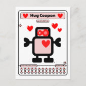 Hug Coupon Postkarte (Vorderseite)