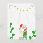 Hug Day Feiertagspostkarte (Vorne/Hinten)