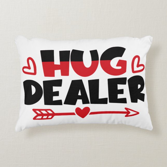 Hug Dealer Dekokissen (Vorderseite)