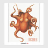 'Hug Dealer' Funny Octopus Aufkleber (Blatt)