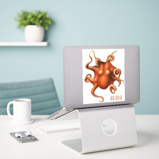 'Hug Dealer' Funny Octopus Aufkleber (Laptop auf Schreibtisch)