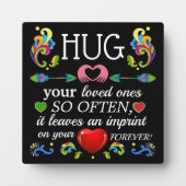 HUG Deine Liebsten Fotoplatte (Vorderseite)