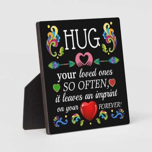 HUG Deine Liebsten Fotoplatte (Vorderseite)