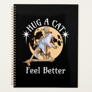 Hug eine Katze, fühle dich besser Skelett umarmt K Planer