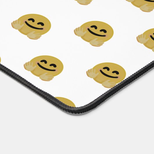 "Hug Emoji" Schreibtischunterlage (Ecke)