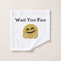 Hug Emoji Wash Tuch