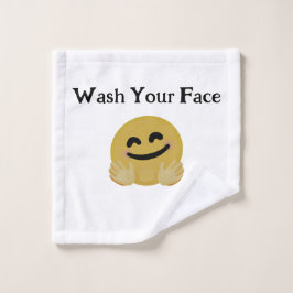 Hug Emoji Wash Tuch