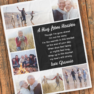 Hug From Heaven Foto-Collage Beileid Fleecedecke