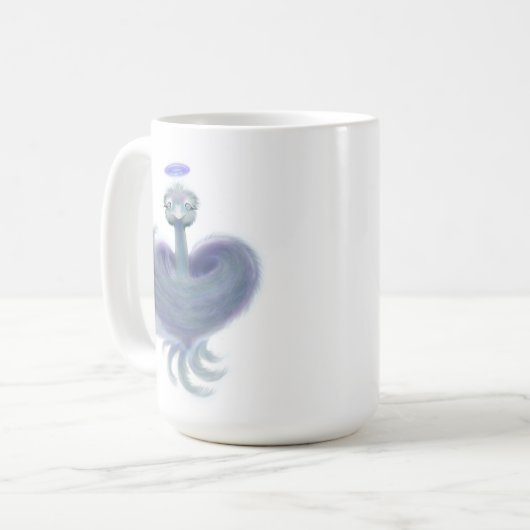 Hug from Heaven Ostrich Kaffeetasse (Vorderseite Links)