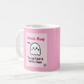 Hug für einen Freund Becher Kaffeetasse (Vorderseite Links)