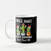 Hug Just Kidding Dont Touch Me Funny Cactus Christ Kaffeetasse (Links)
