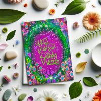 Hug Kisses Birthday wünscht Hübsche Floral